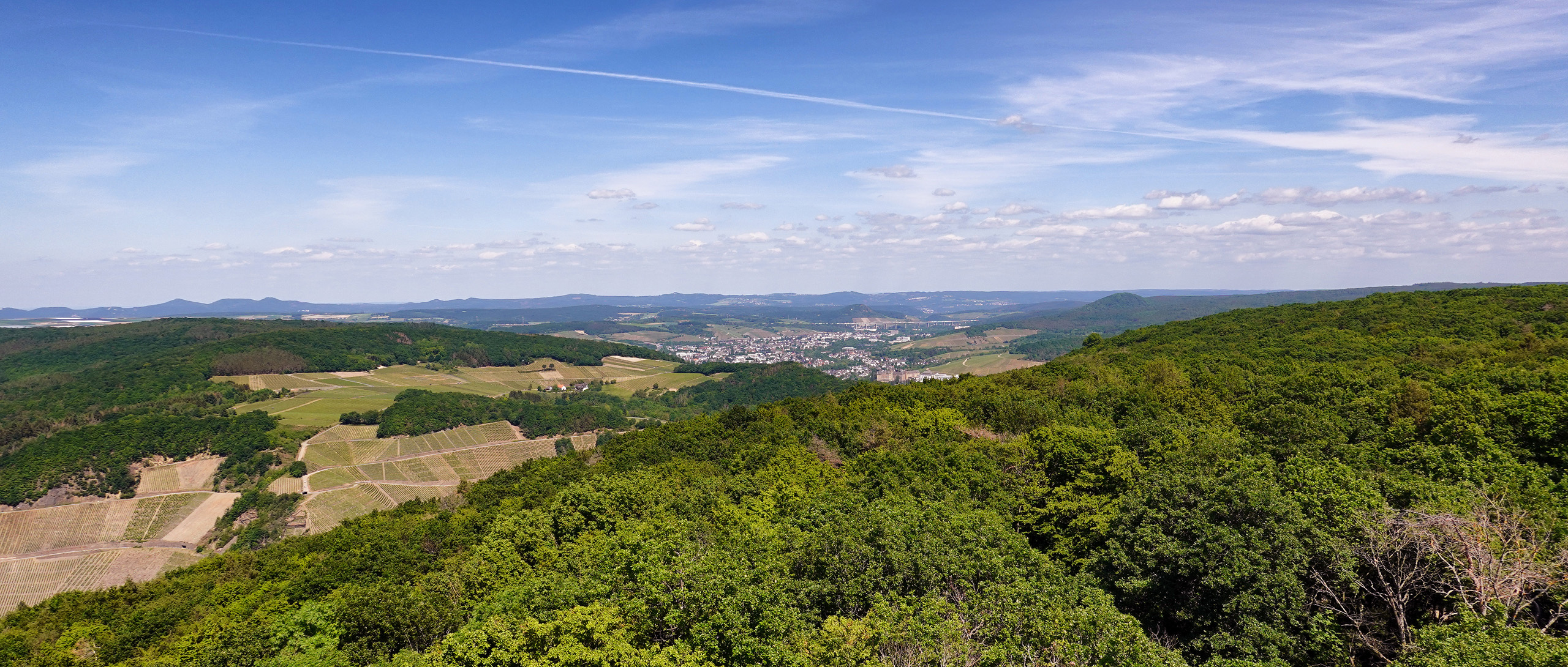 Panaoramablick vom Krausbergturm
